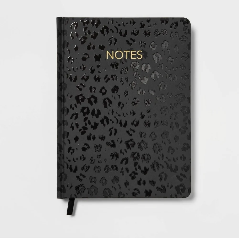 Threshold 240 Sheet Dot‎ Grid Journal In Black Leopard NEW